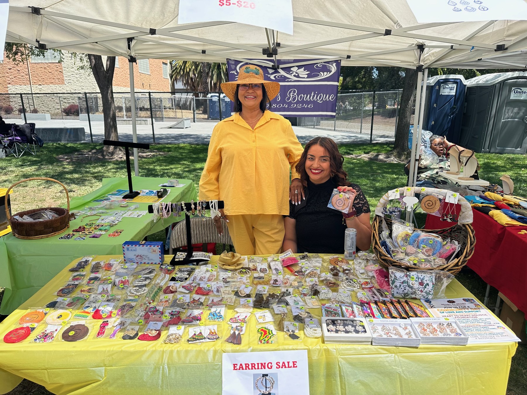 A local organization sharing resources at a community event